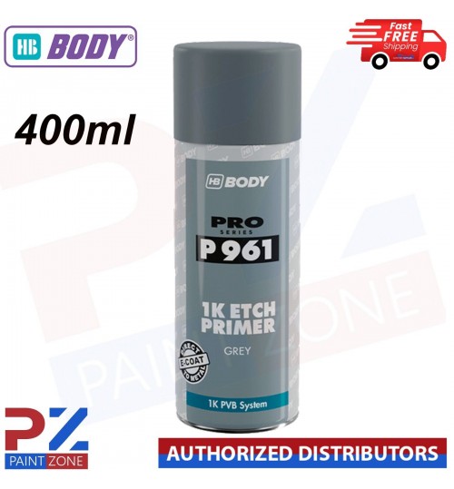 HB BODY P961 1K ETCH PRIMER AEROSOL 400ML - GREY